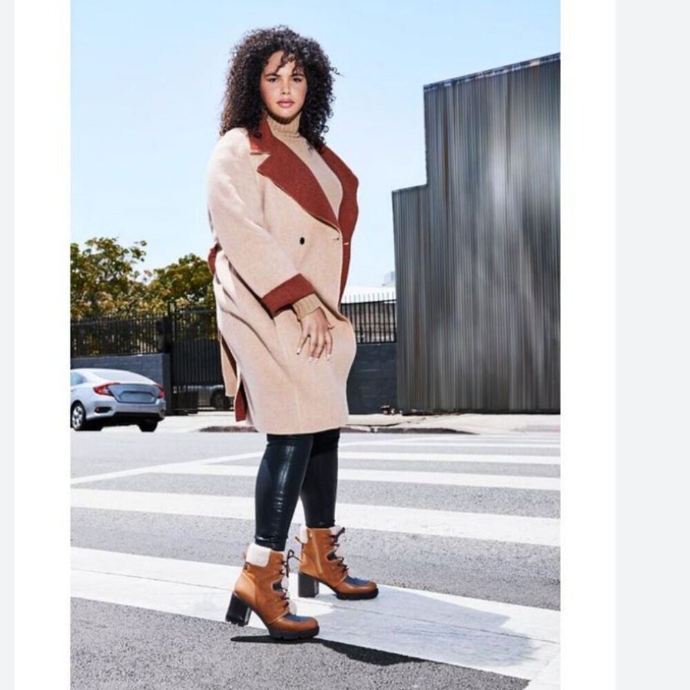 NATURALIZER Myla Womens Leather Cold Weather Combat Boots - Picture 4 of 8